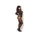 Combinaison Ouverte Ximena Noire