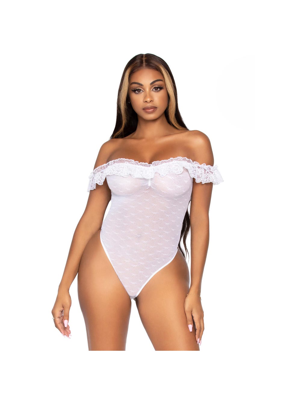 Body à Volants 89269 Blanc main product photo