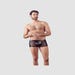 Boxer Wetlook Boutons Pressions Noir