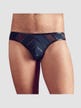 Slip Rayures Noir & Bleu
