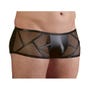 Boxer Wetlook Semi-Transparent Noir