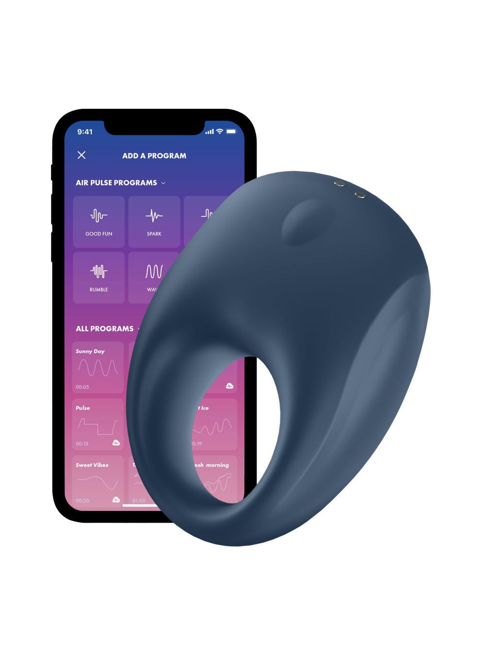 Anneau Vibrant Connecté Satisfyer Strong One 5