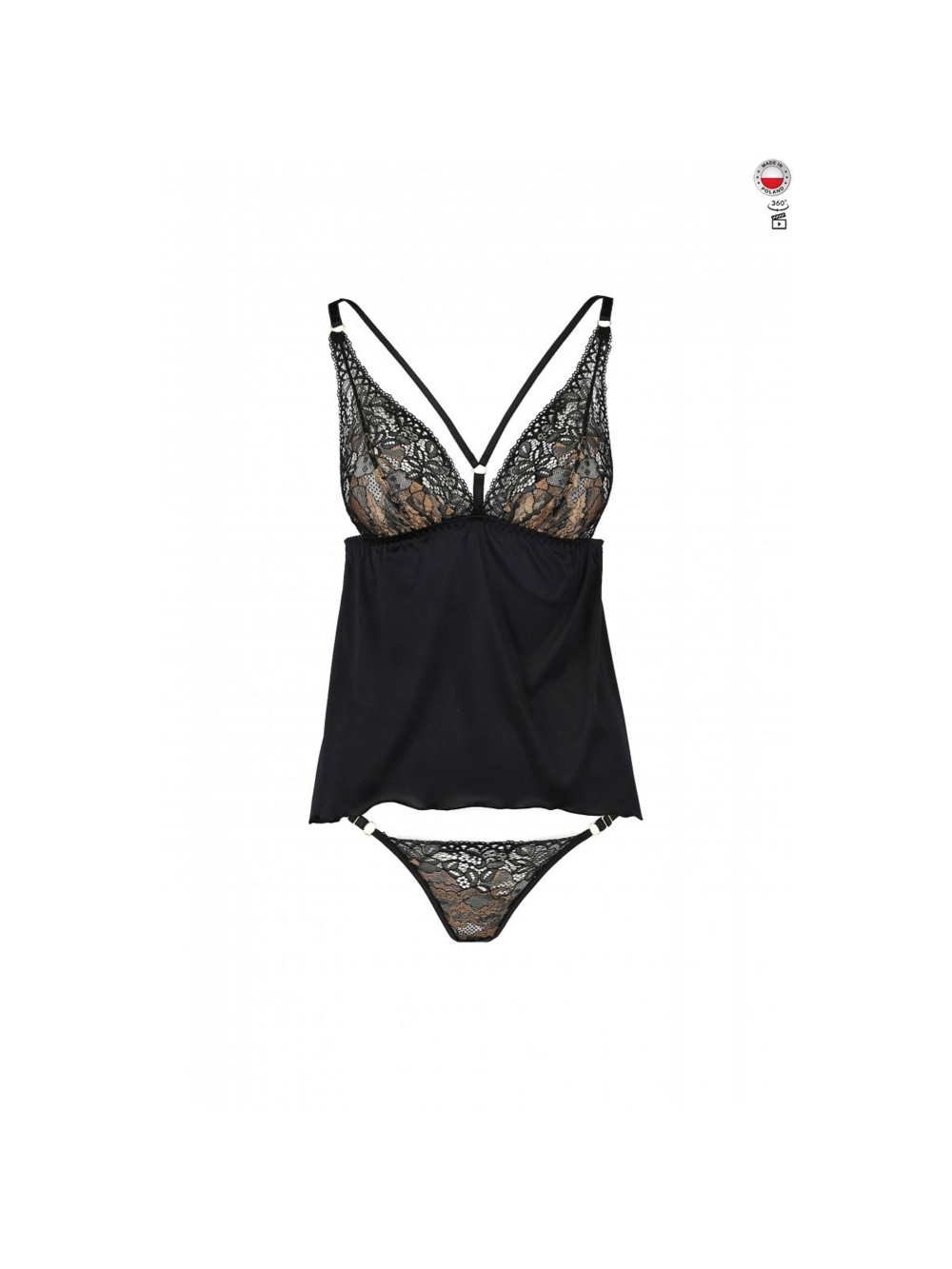 Nuisette Divine Noire & Or