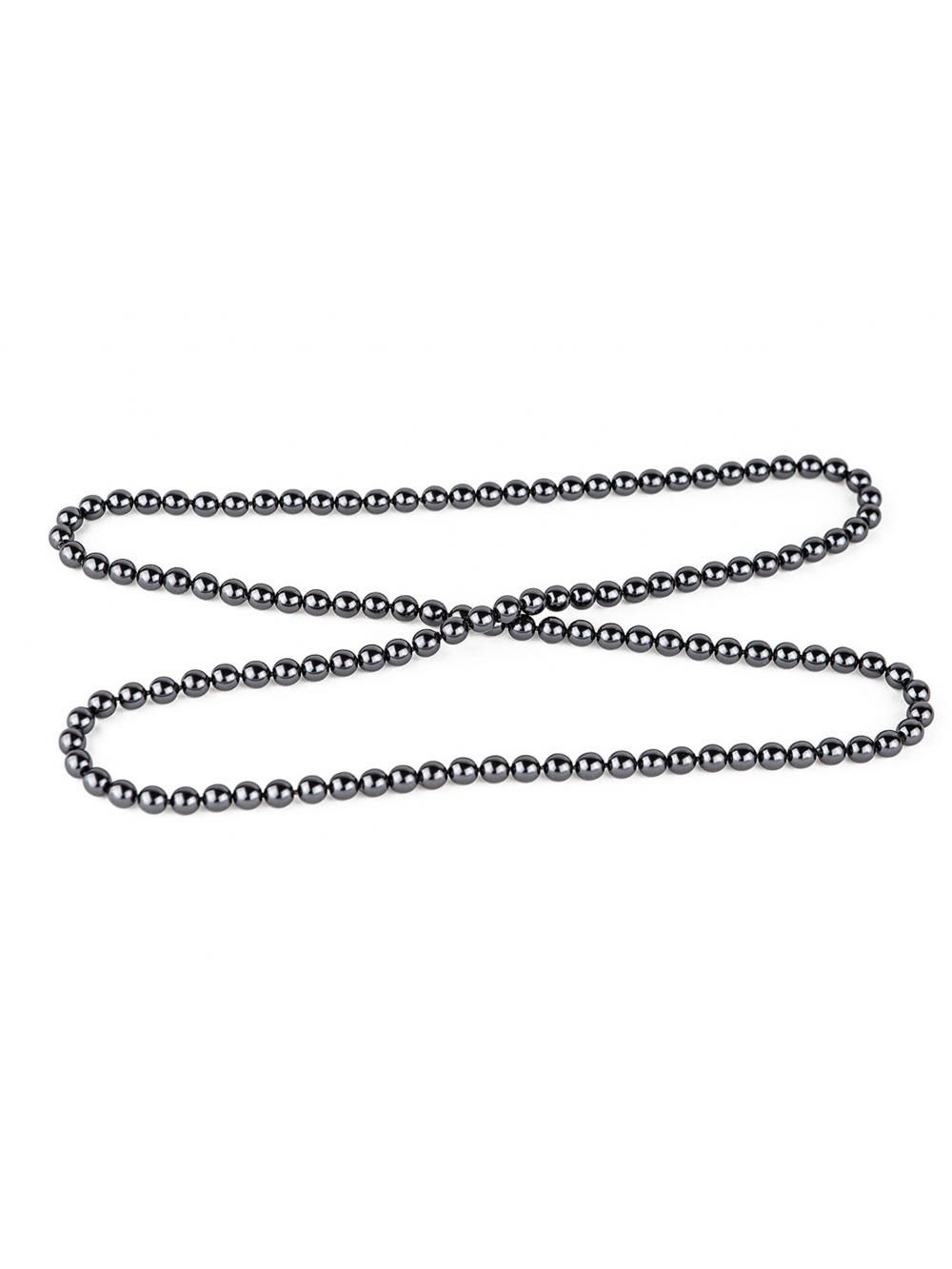 Collier Perles Atame Noir main product photo