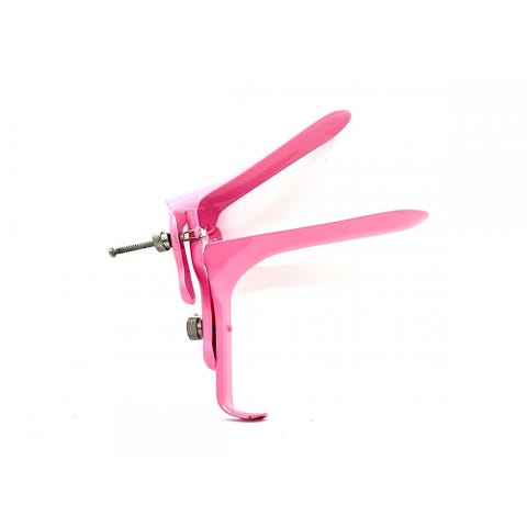 Spéculum Vaginal en Acier Rose