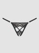 String Ouvert Meshlove Noir