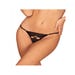 String Ouvert Meshlove Noir