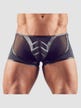 Boxer Bi-Matière Noir 