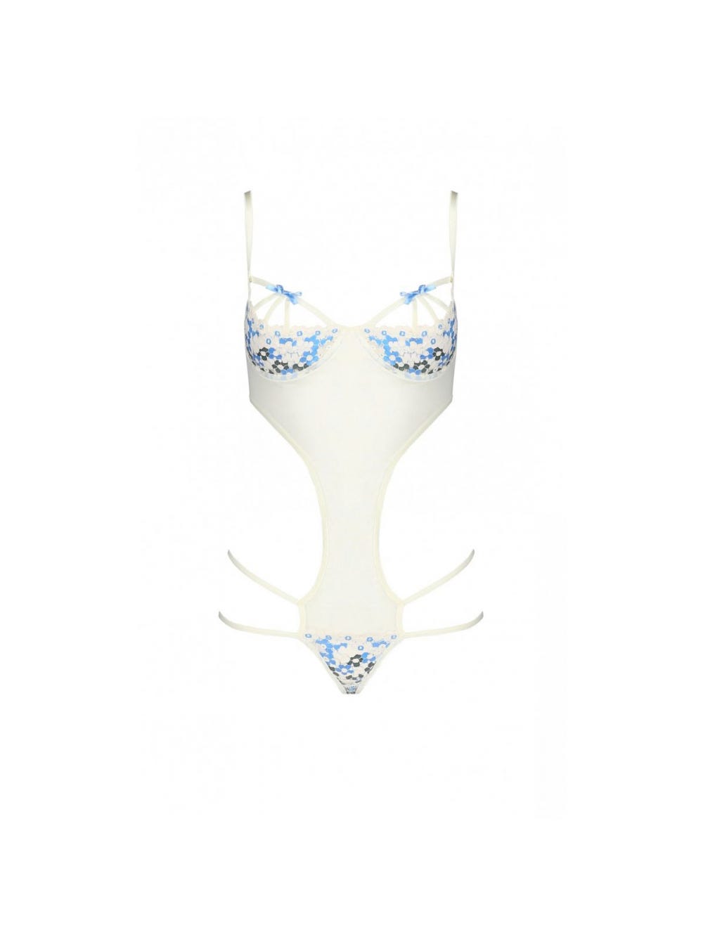 Body Emma Ecru & Bleu main product photo