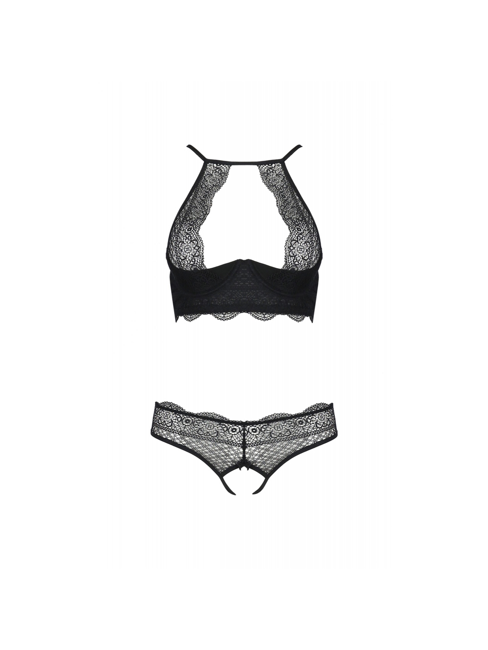 Ensemble 2 Pièces Ouvert Yona Noir main product photo