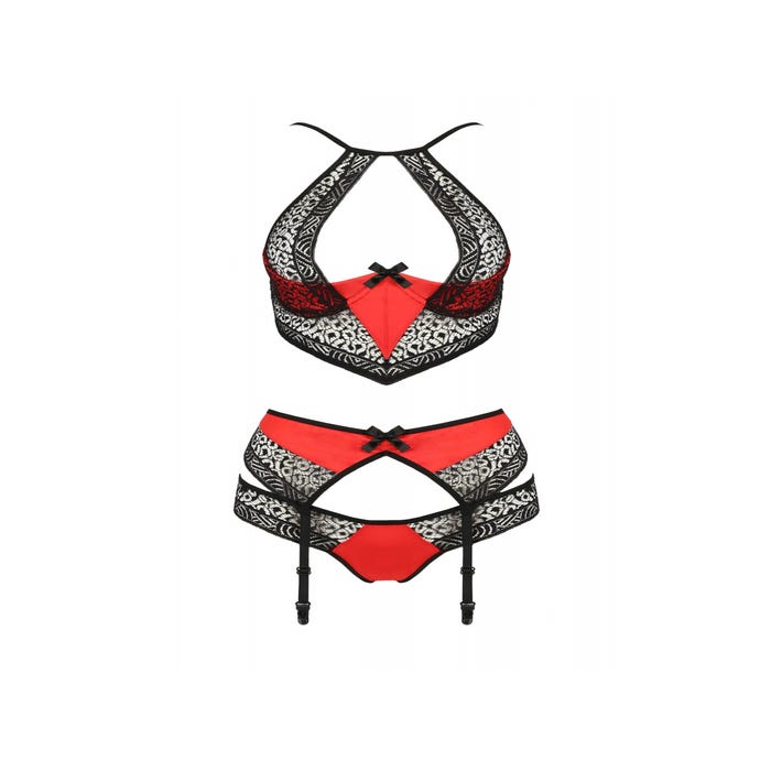 Ensemble 3 Pièces Scarlet Devil Collection Noir & Rouge