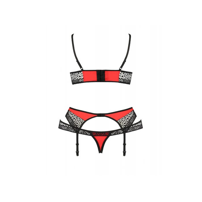 Ensemble 3 Pièces Scarlet Devil Collection Noir & Rouge