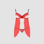 Nuisette Babydoll Ouverte Cherry Devil Collection Rouge