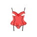 Guêpière Ouverte Cherry Devil Collection Rouge