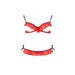 Ensemble 2 Pièces Ouvert Cherry Devil Collection Rouge