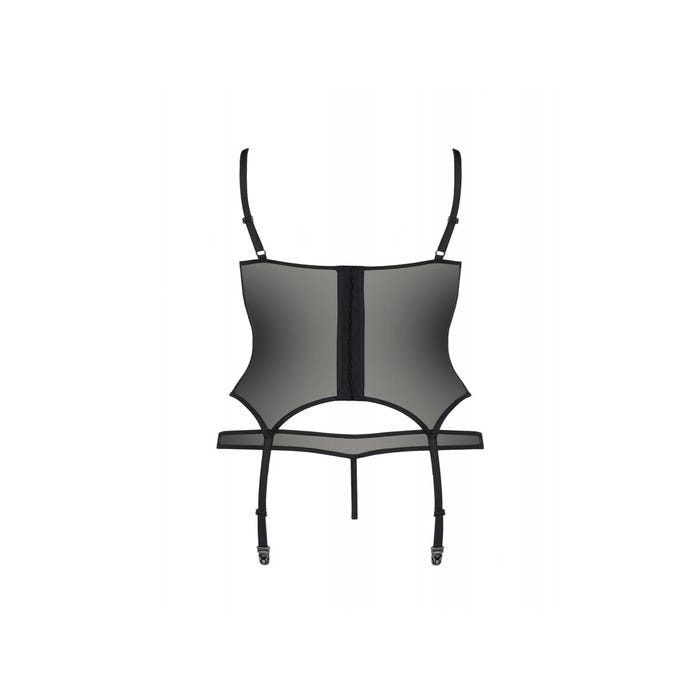 Guêpière Ouverte Heidi Devil Collection Noire