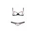 Ensemble 2 Pièces Ouvert Heidi Devil Collection Noir