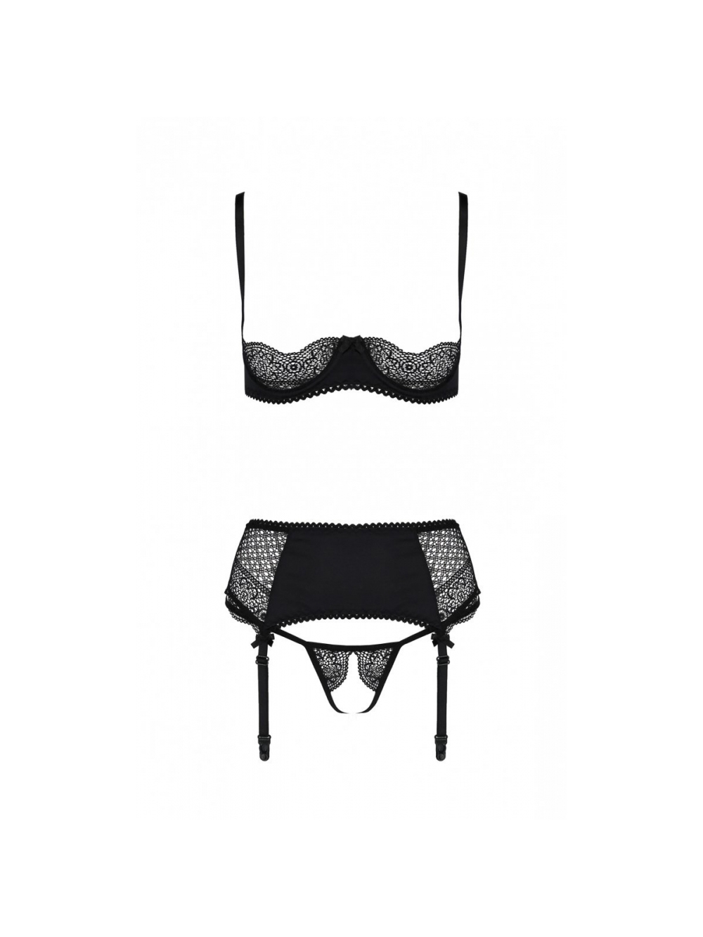 Ensemble 3 Pièces Clarisse Noir main product photo