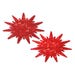 Caches-Tétons Cristaux Disco Rouges