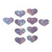 10 Body Minis Coeurs Disco Violets