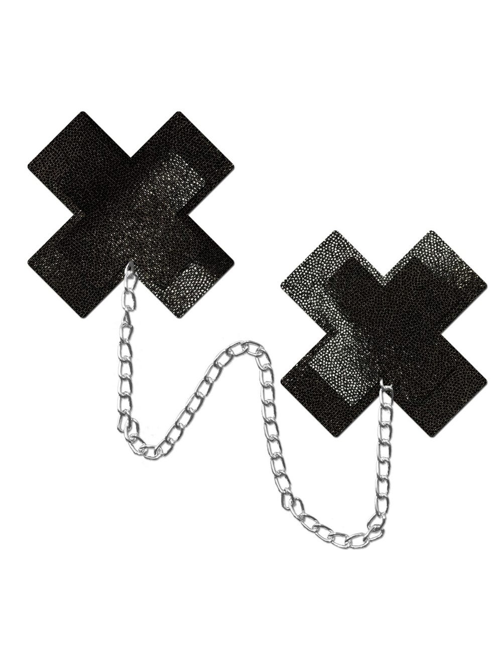 Caches-Tétons Plus X & Chaîne Noirs main product photo