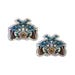 Caches-Tétons Pistolets Brillants Diamants