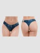 String Invisible Jeans Foncé