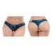 String Invisible Jeans Foncé