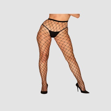 Collant S812 Résille Noir