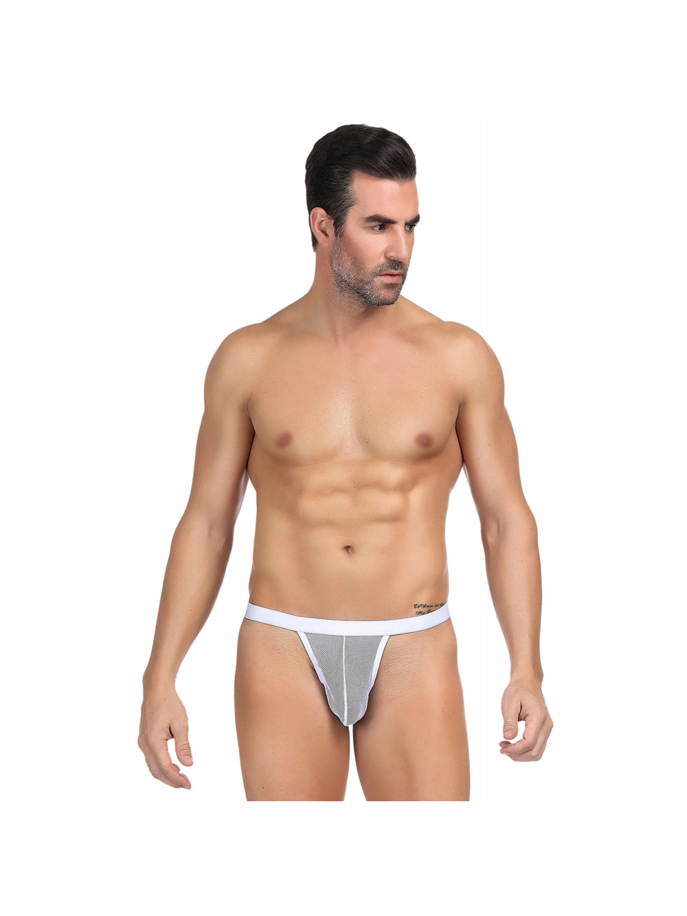 String Ficelle Résille Blanc