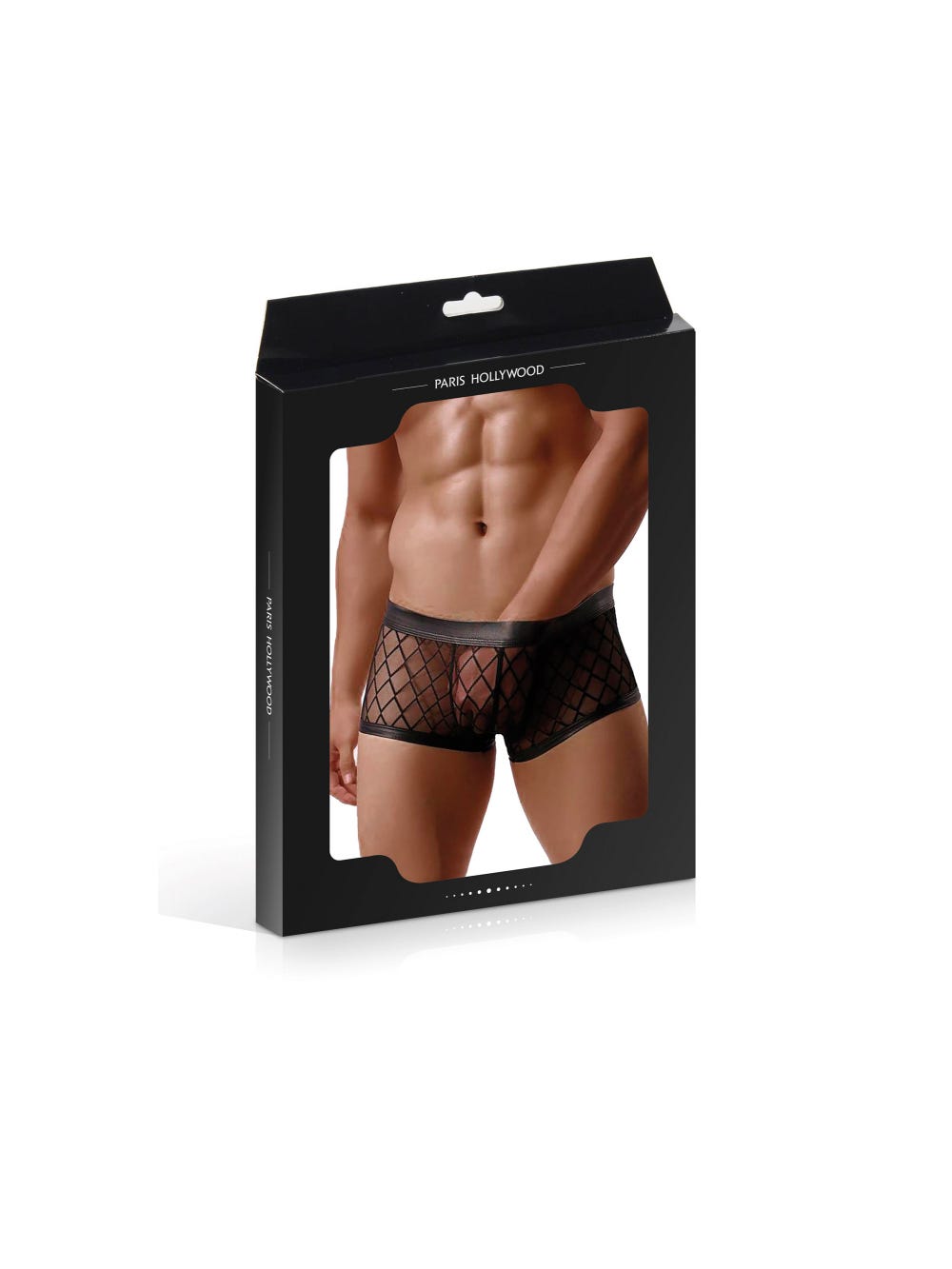 Boxer MP056 Quadrillé Noir