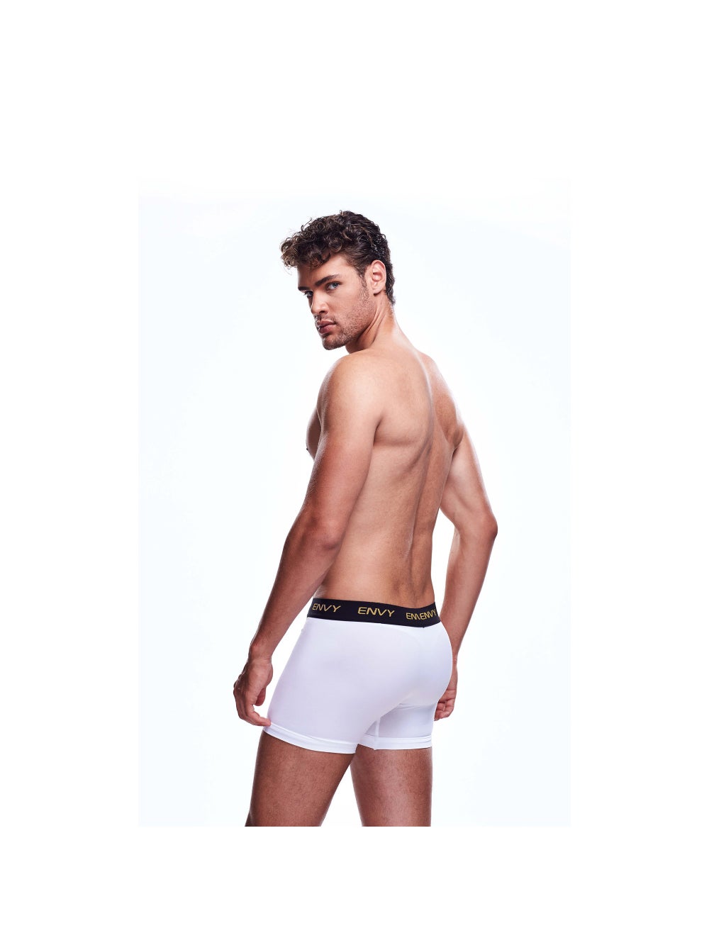 Boxer Long Maille Blanc