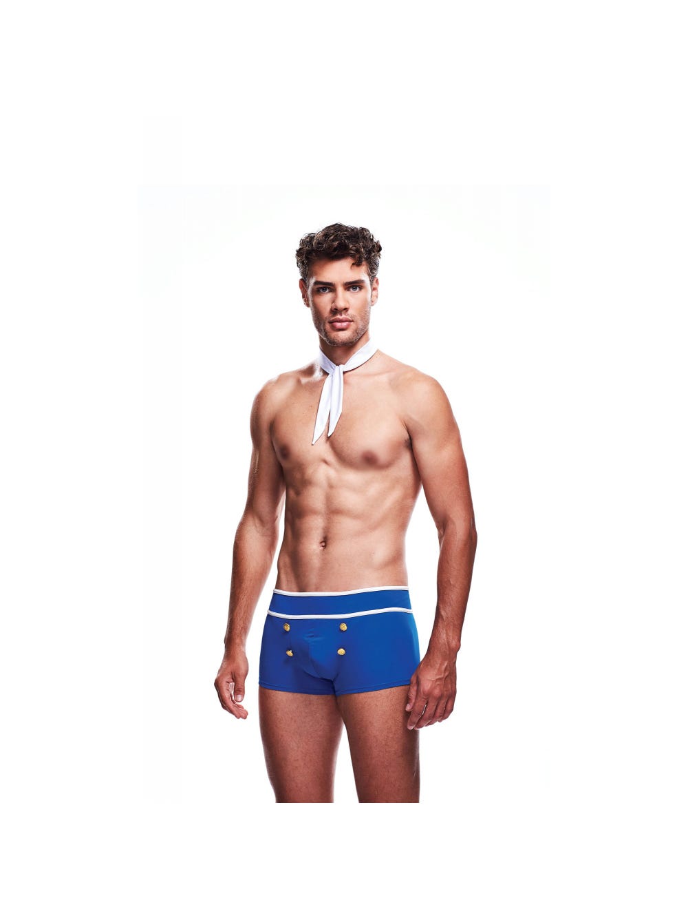 Costume 2 Pièces Marin Bleu & Blanc main product photo