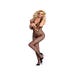 Combinaison Bodystocking Ouverte Seins Nus Noire