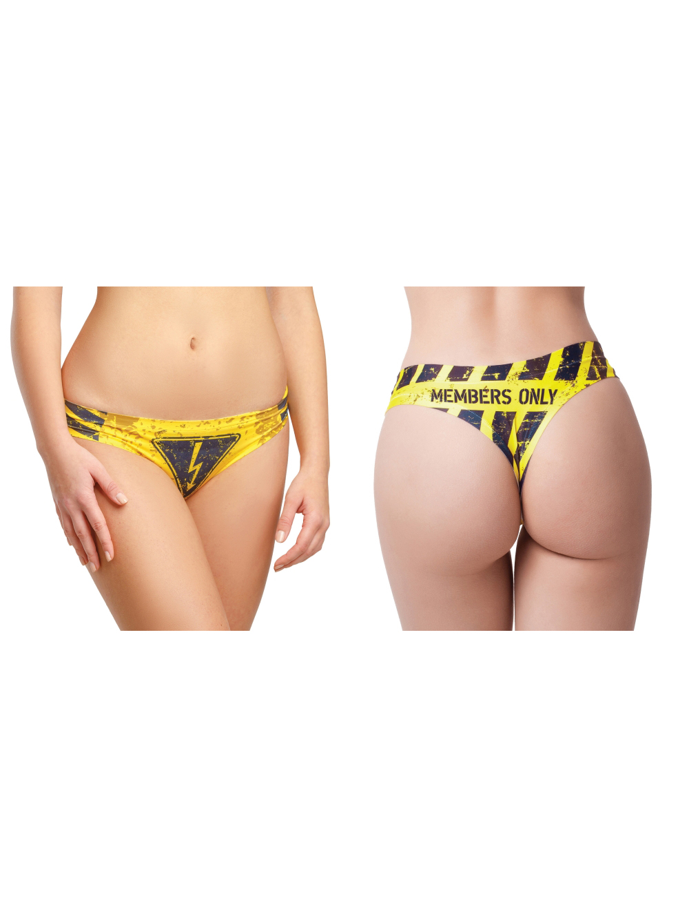 String Invisible Urban Geeks Members Only Jaune