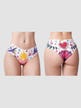 Culotte Invisible Love Old School Blanche