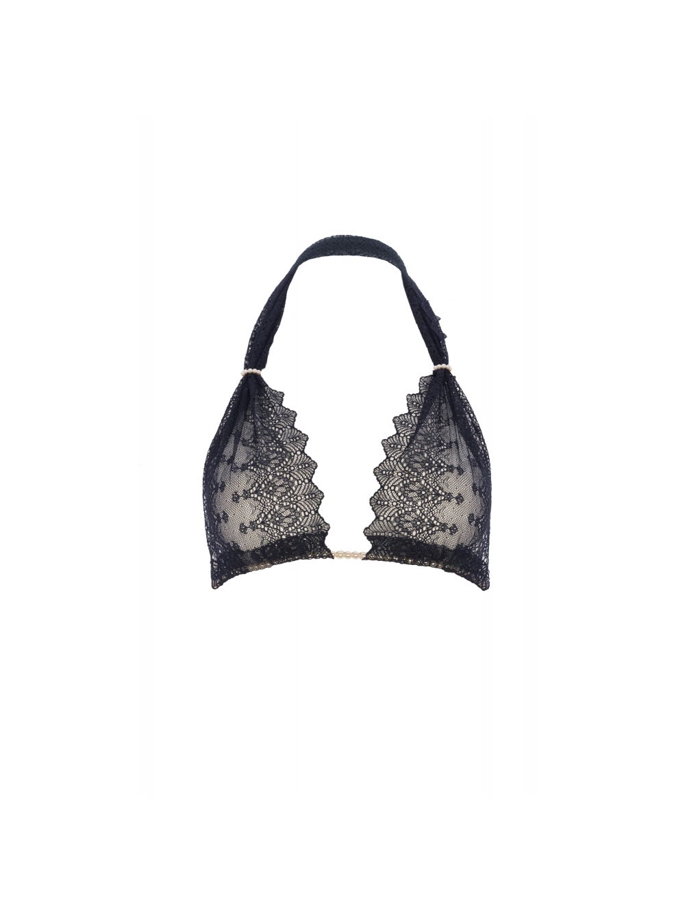 Soutien-Gorge à Perles Geneva Noir