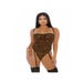 Body Jarretelles Féline Sexy Marron