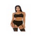 Ensemble 2 Pièces Lustful Leopard Cami Noir