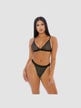 Ensemble 2 Pièces Diamonds Dancing Rhinestone Noir
