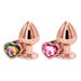 Plug Anal Bijou Coeur Rear Assets Rose Gold Medium