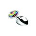 Plug Anal Métal Bijou Rainbow Prism Gem Medium