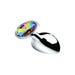 Plug Anal Métal Bijou Rainbow Prism Gem Large