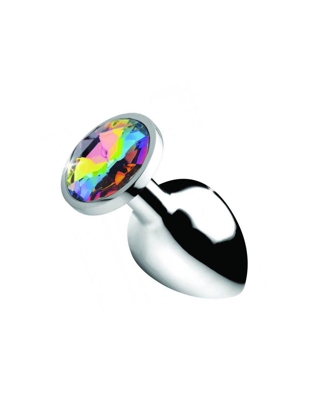 Plug Anal Métal Bijou Rainbow Prism Gem Large main product photo