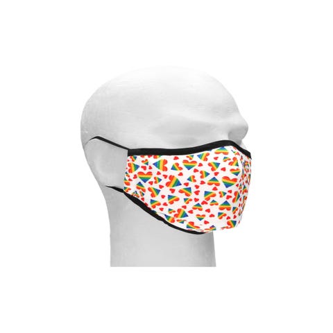 Masque de Protection Hearts Blanc