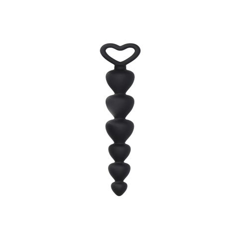 Chapelet Anal Silicone Coeur