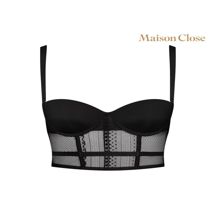 Soutien Gorge Bustier Sacré Coeur Noir