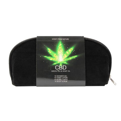 Coffret Douche & Bain CBD Infused Thé Vert & Chanvre