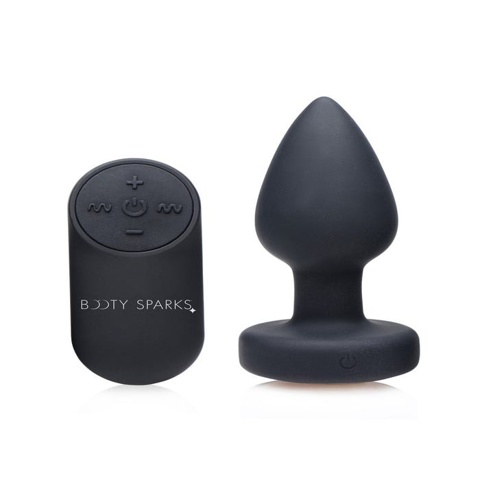 Plug Anal Vibrant Lumineux Silicone 7X Light Up Small