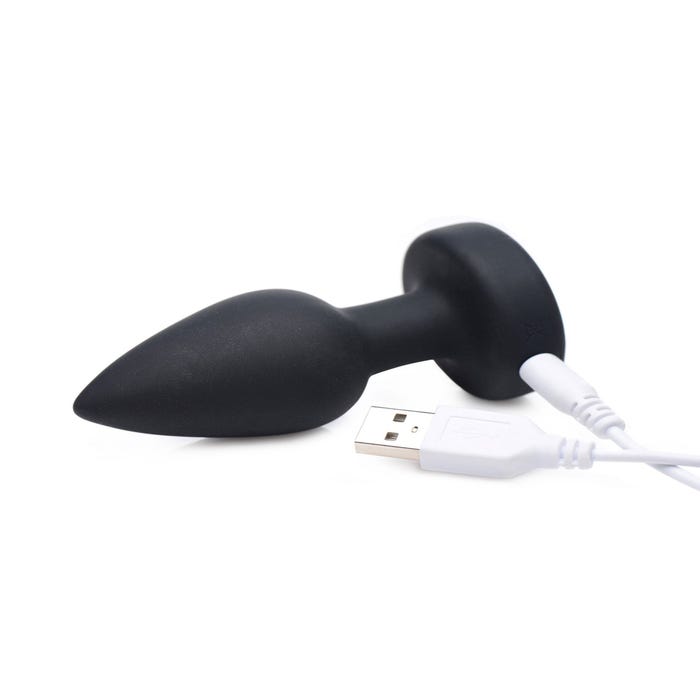 Plug Anal Vibrant Lumineux Silicone 7X Light Up Small